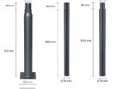 Apšvietimo stulpas universalus 3m, 4m, 5m - nuotraukos Nr. 5