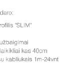 220cm ilgio dvigubas aliuminio karnizas - nuotraukos Nr. 4