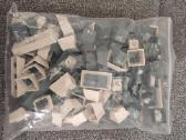 Balti-žali retro tipo mygtukai (keycaps) - nuotraukos Nr. 2