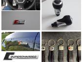 Audi ziedai , emblemos , quattro , S-line , gloss - nuotraukos Nr. 10