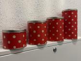 Vintažinis birių produktų indų rinkinys 12 vnt