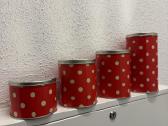 Vintažinis birių produktų indų rinkinys 12 vnt - nuotraukos Nr. 6