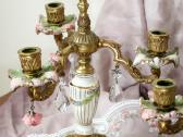 Bronzinės Capodimonte žvakidės 2vnt. - nuotraukos Nr. 5