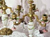 Bronzinės Capodimonte žvakidės 2vnt. - nuotraukos Nr. 7