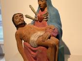 Antikvarinė lietuviška medinė skulptūra Pieta - nuotraukos Nr. 2