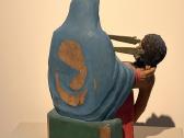 Antikvarinė lietuviška medinė skulptūra Pieta - nuotraukos Nr. 5