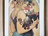 Alphonse Mucha įrėmintos vintažinės reprodukcijos - nuotraukos Nr. 7