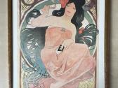 Alphonse Mucha įrėmintos vintažinės reprodukcijos - nuotraukos Nr. 10