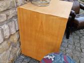 Vintažinė mid century tikmedžio/uosio komodėlė. - nuotraukos Nr. 3