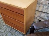 Vintažinė mid century tikmedžio/uosio komodėlė. - nuotraukos Nr. 5