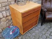 Vintažinė mid century tikmedžio/uosio komodėlė. - nuotraukos Nr. 18