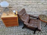 Vintažinė mid century tikmedžio/uosio komodėlė. - nuotraukos Nr. 29