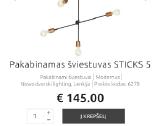 Pakabinamas šviestuvas - nuotraukos Nr. 3