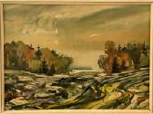 (Popierius akvarelė ), 1965 metai, 56x46 cm. 35eu - nuotraukos Nr. 2