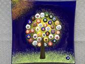 Murano Tree of Life (gyvybės medis) lėkštė