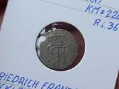 Vokietija- Meklenburg 1792 1 šilingas (sidabras) - nuotraukos Nr. 2