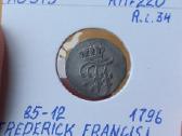 Vokietija- Meklenburg 1796 1 šilingas (sidabras)