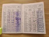 Komjaunimo bilietas 1976 Zarasai - nuotraukos Nr. 4