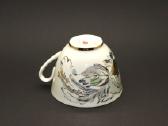 Arbatos porelė, rankom piešta, paauksuota, porceli - nuotraukos Nr. 4