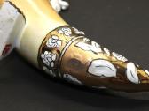 Statulėlė "Ragas medžioklė", paauksuotas , porceli - nuotraukos Nr. 7