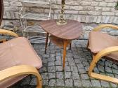 Vintažiniai mid century trikojai kavos staliukai - nuotraukos Nr. 6