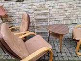 Vintažiniai mid century trikojai kavos staliukai - nuotraukos Nr. 13