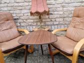 Vintažiniai mid century trikojai kavos staliukai - nuotraukos Nr. 18