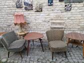 Vintažiniai mid century trikojai kavos staliukai - nuotraukos Nr. 25