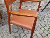 Vintažinis mid century autorinis tikmedžio fotelis - nuotraukos Nr. 11