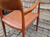 Vintažinis mid century autorinis tikmedžio fotelis - nuotraukos Nr. 15