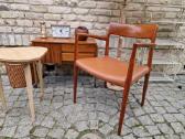 Vintažinis mid century autorinis tikmedžio fotelis - nuotraukos Nr. 19