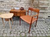 Vintažinis mid century autorinis tikmedžio fotelis - nuotraukos Nr. 21