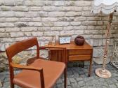 Vintažinis mid century autorinis tikmedžio fotelis - nuotraukos Nr. 23