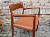 Vintažinis mid century autorinis tikmedžio fotelis - nuotraukos Nr. 25