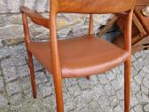 Vintažinis mid century autorinis tikmedžio fotelis - nuotraukos Nr. 33