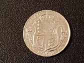 (100)puse kronos 1917m. Britanija 14,14g. sidabras - nuotraukos Nr. 5