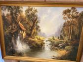 Reprodukcija ''Nuostabus kalnų peizažas" 75x55