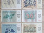 1991 metų talonai be užrašo