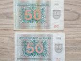 1991 metų 50 talonų Briedis su užrašais