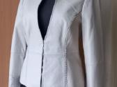 Natūralios odos šviesus švarkelis - nuotraukos Nr. 15