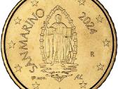 San Marino 2024 apyvartinės Unc monetos - nuotraukos Nr. 7