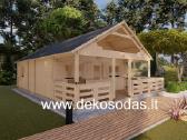 Medinis sodo namelis Maxi Lora 6x8 - nuotraukos Nr. 2