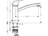 Virtuvė (plautuvės) maišytuvas Hansgrohe Focus 160 - nuotraukos Nr. 2