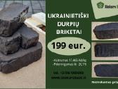 Ukr. durpių briketai, malkos - beržas/alksnis - nuotraukos Nr. 2