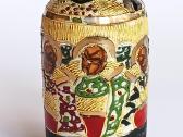 Porcelianas maža vaza Satsuma Japonija 1930 m. - nuotraukos Nr. 3