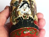 Porcelianas maža vaza Satsuma Japonija 1930 m. - nuotraukos Nr. 8