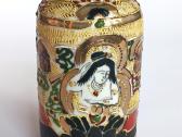 Porcelianas maža vaza Satsuma Japonija 1930 m. - nuotraukos Nr. 11