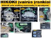 Hitachi Hikoki įrankiai 6 modeliai