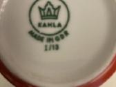 Vokiečių gamyb. porcelianinis servizas juodai kava - nuotraukos Nr. 3
