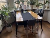 Kartell Lou Lou ir Victoria Ghost kėdės